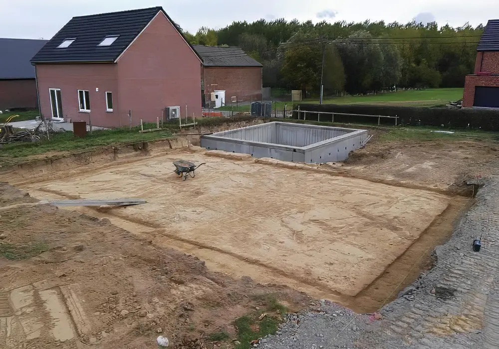 Fondation pour nouvelle construction