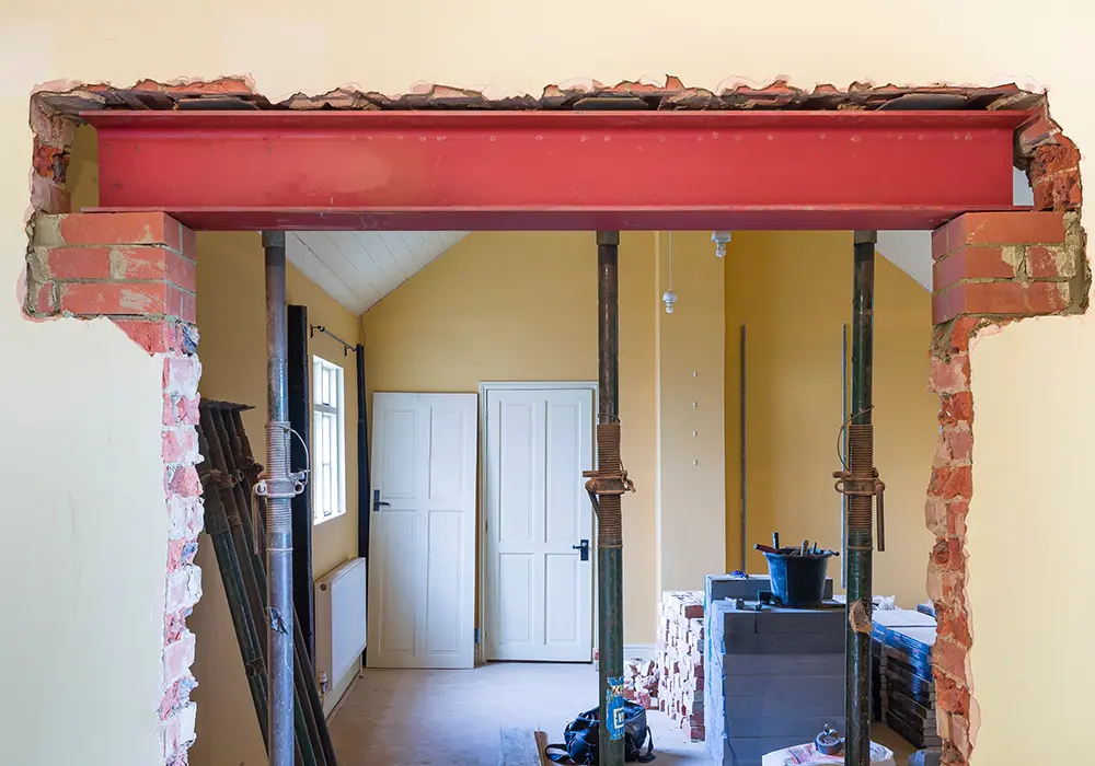 Ouverture de mur porteur