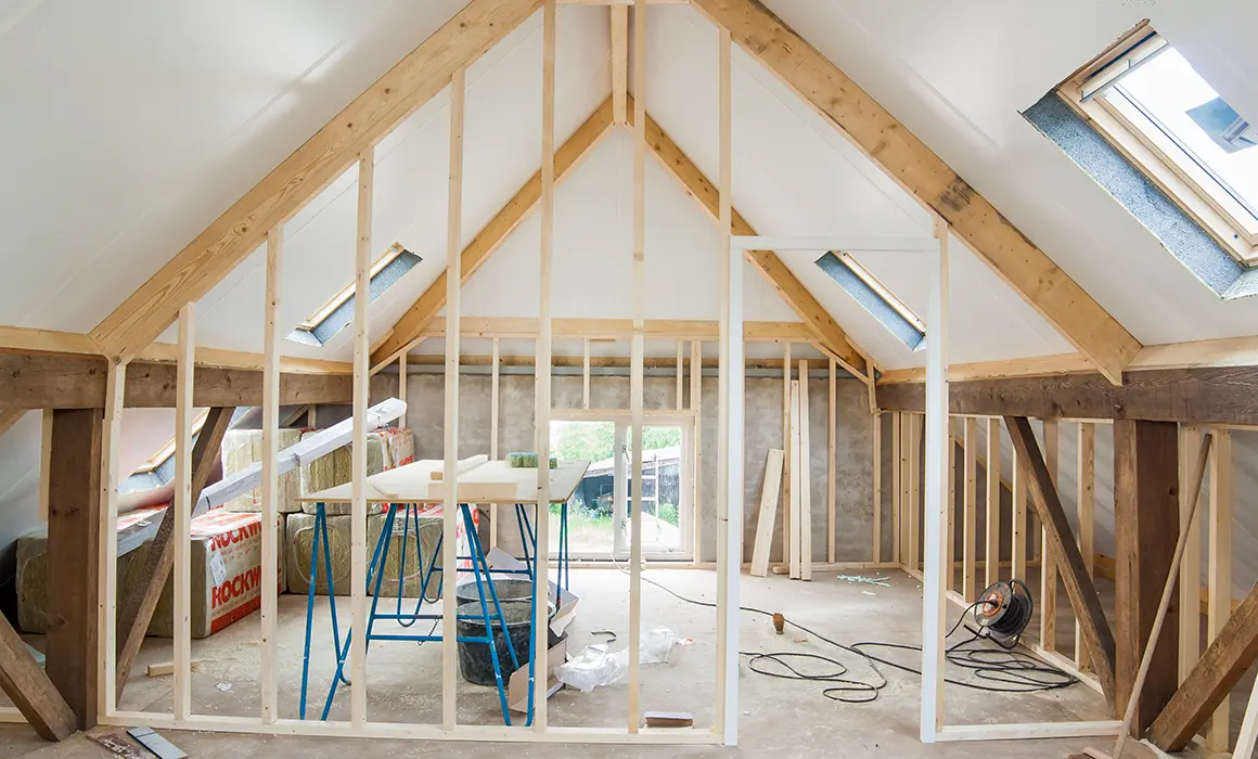 Rénovation d'un grenier aménagé