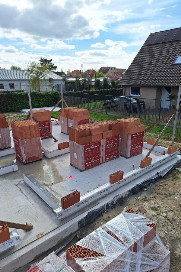 Réalisation - Réalisation d'une construction à la mer