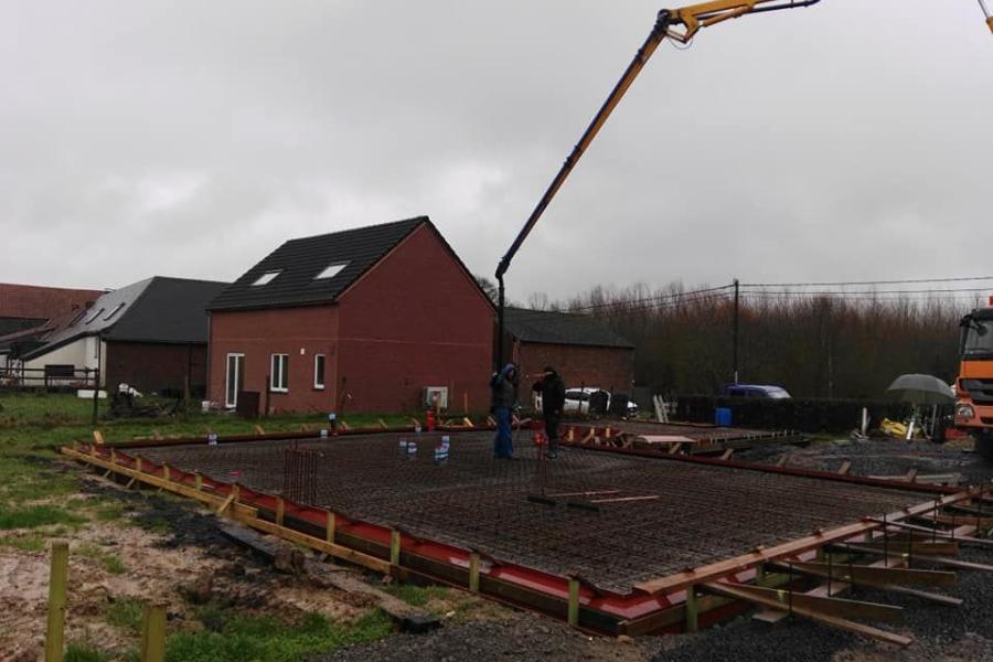 Réalisation - Fondation et terrassement
