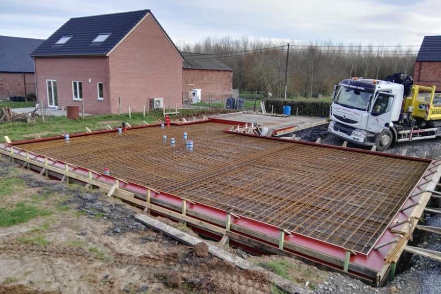 Réalisation - Fondation et terrassement