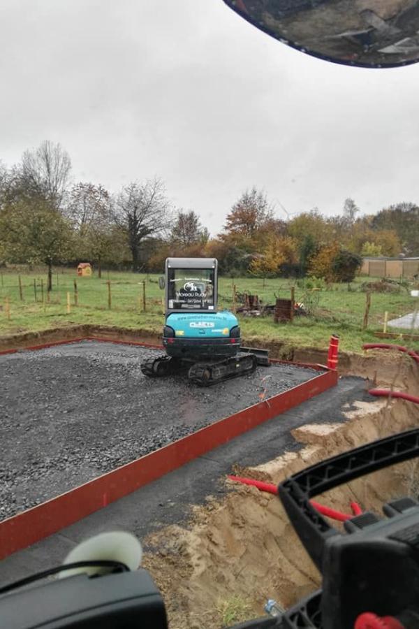 Réalisation - Fondation et terrassement