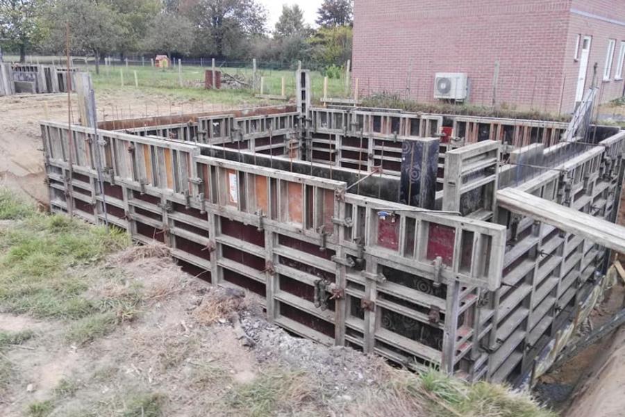 Réalisation - Fondation et terrassement